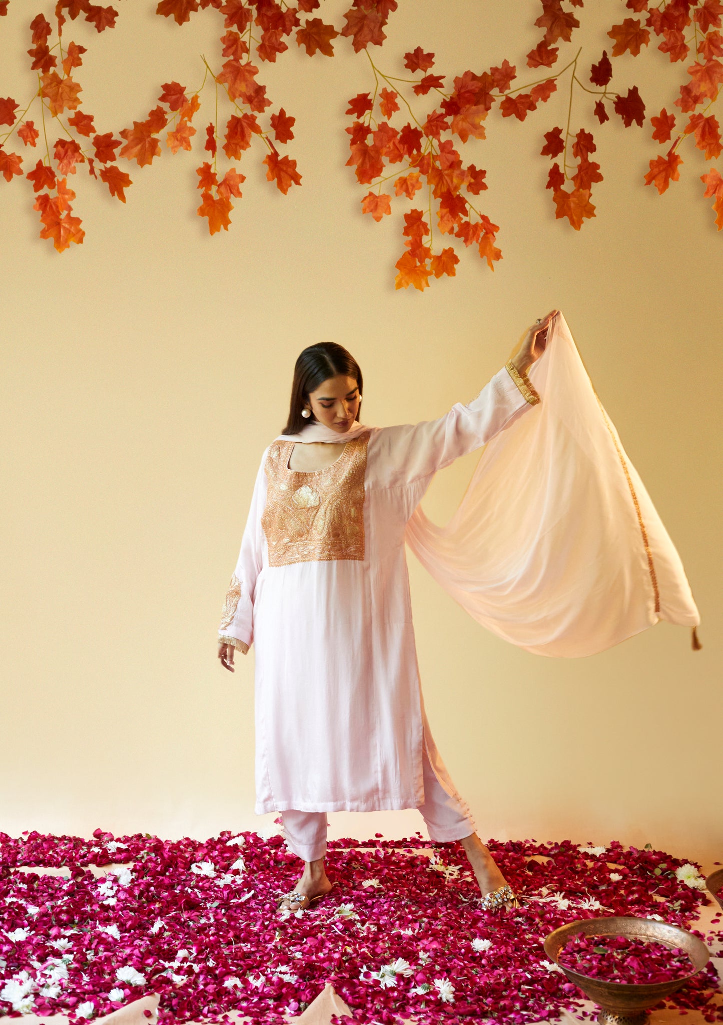 Crepe Tilla Suit Set