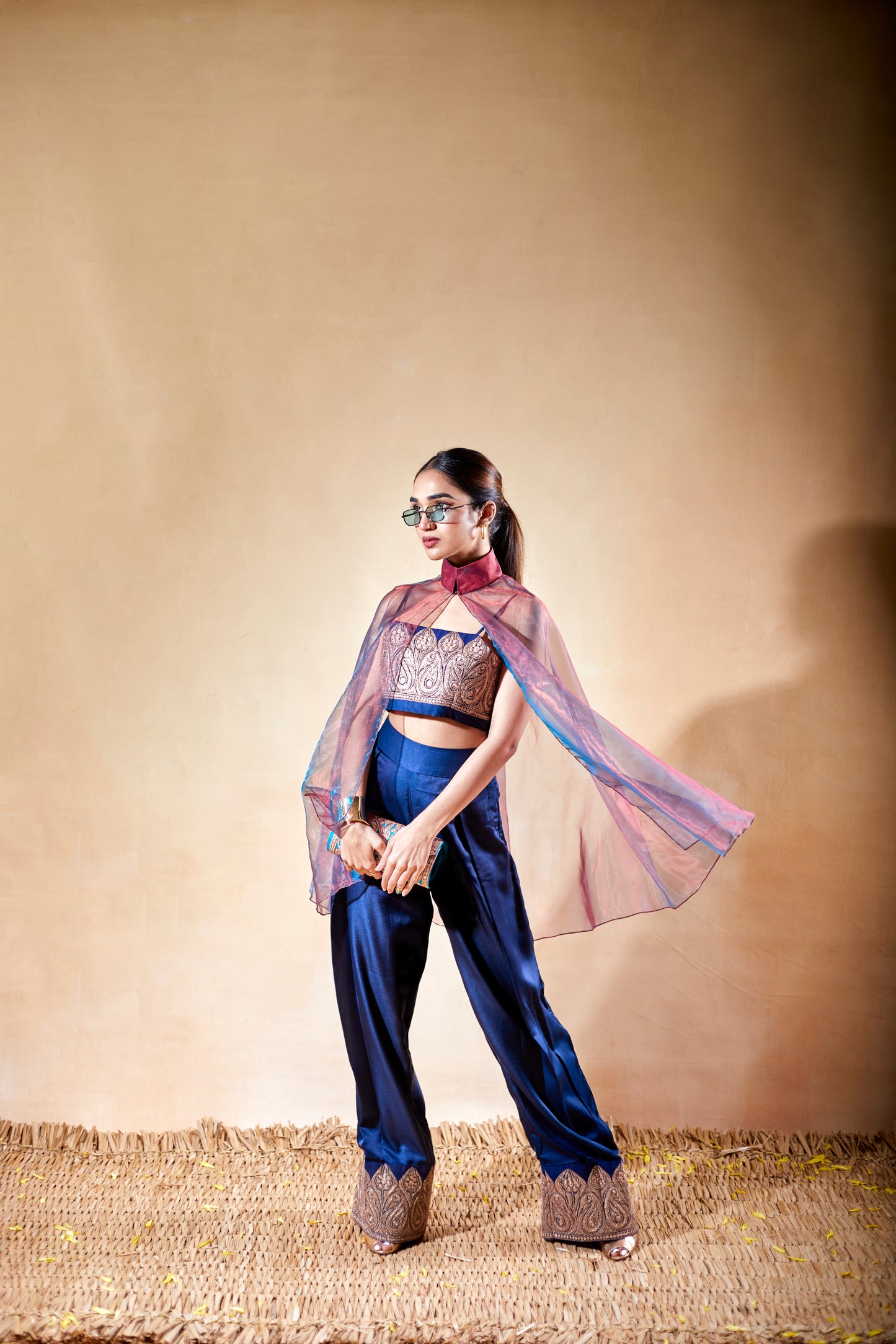 Rania Co-ord Set in Blue
