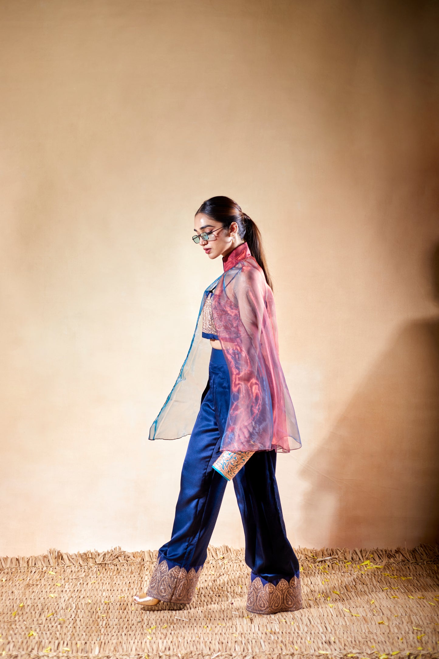 Rania Co-ord Set in Blue