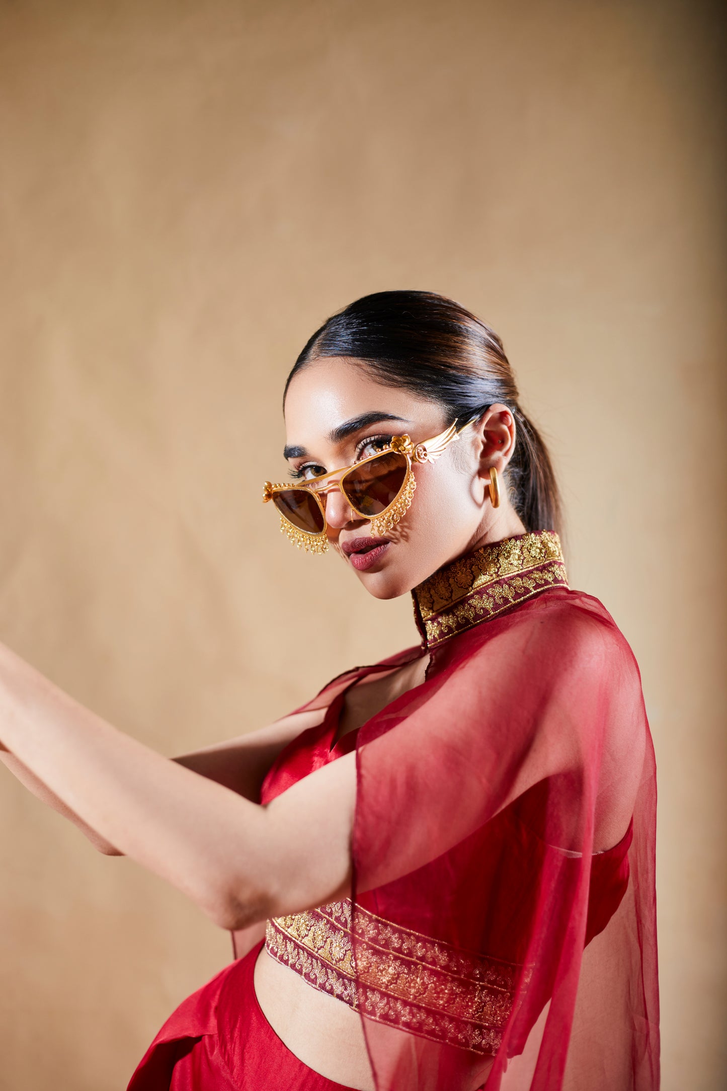 Rania Co-ord Set in Red