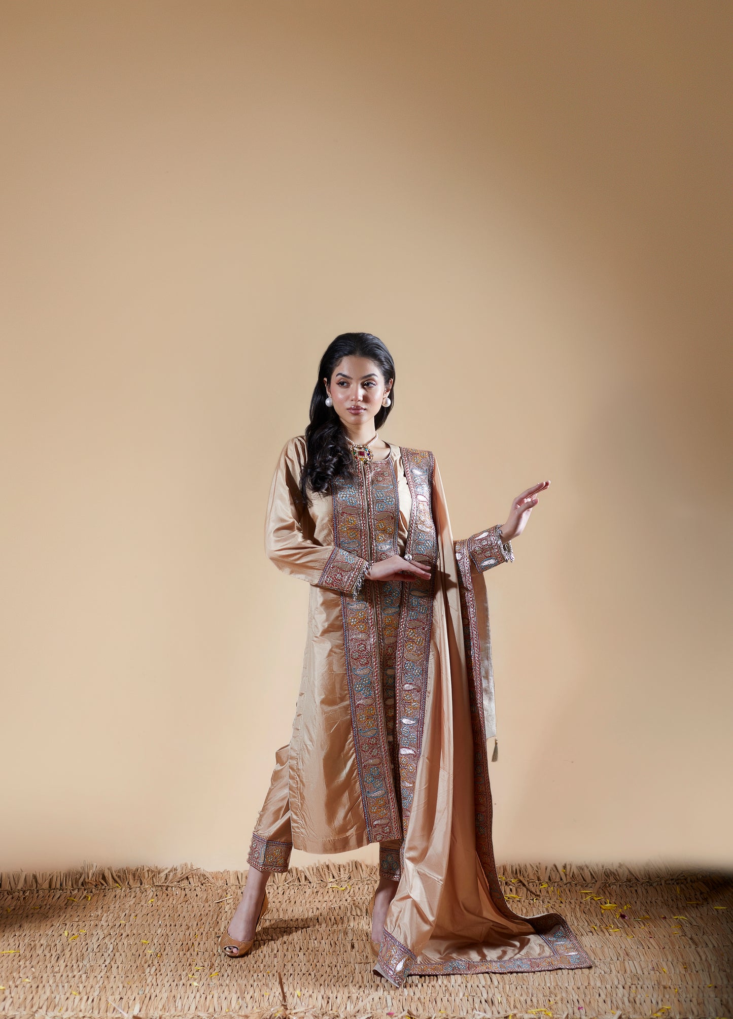 Fawn Jacket Suit Set