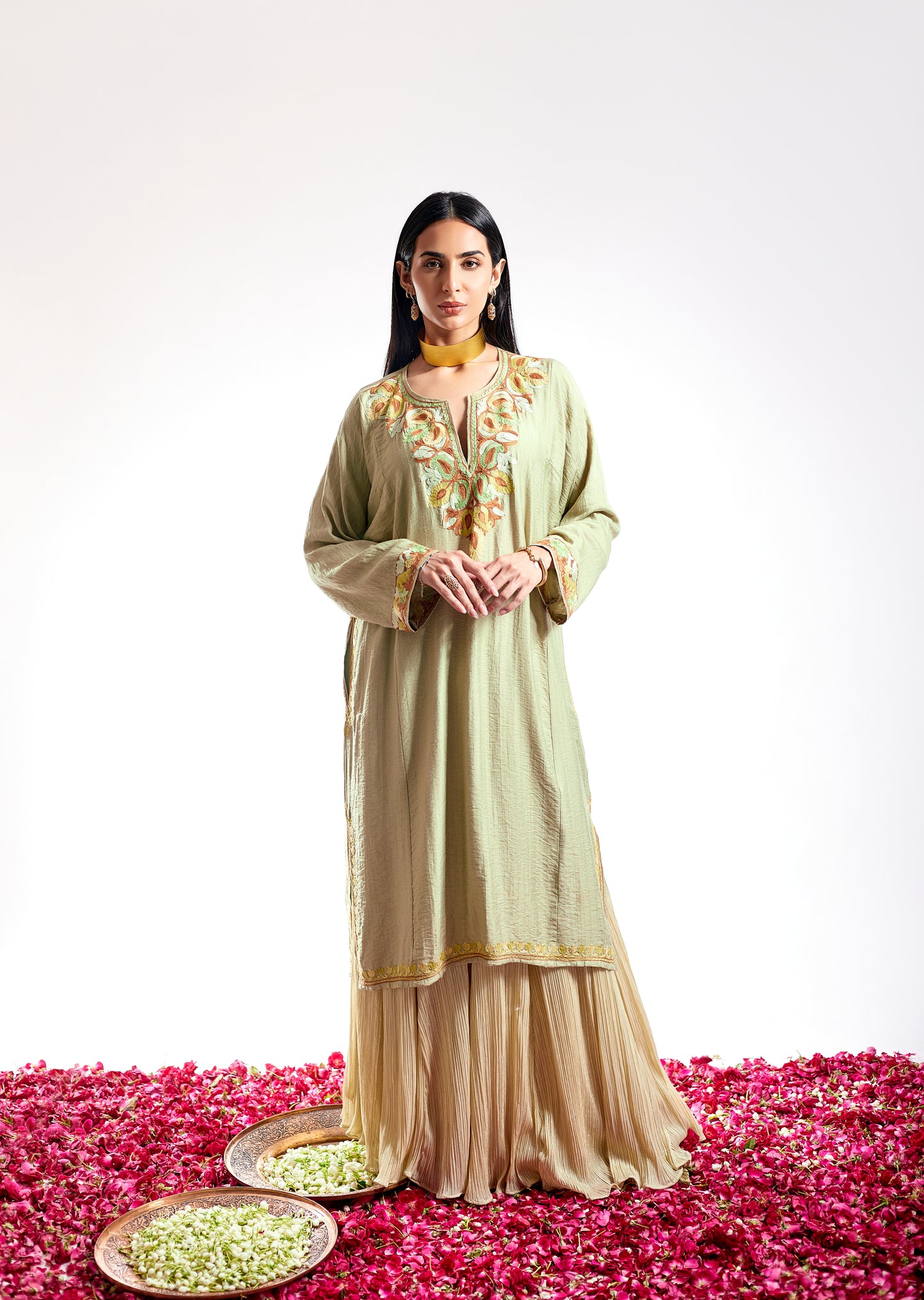 Silk Aari Pheran