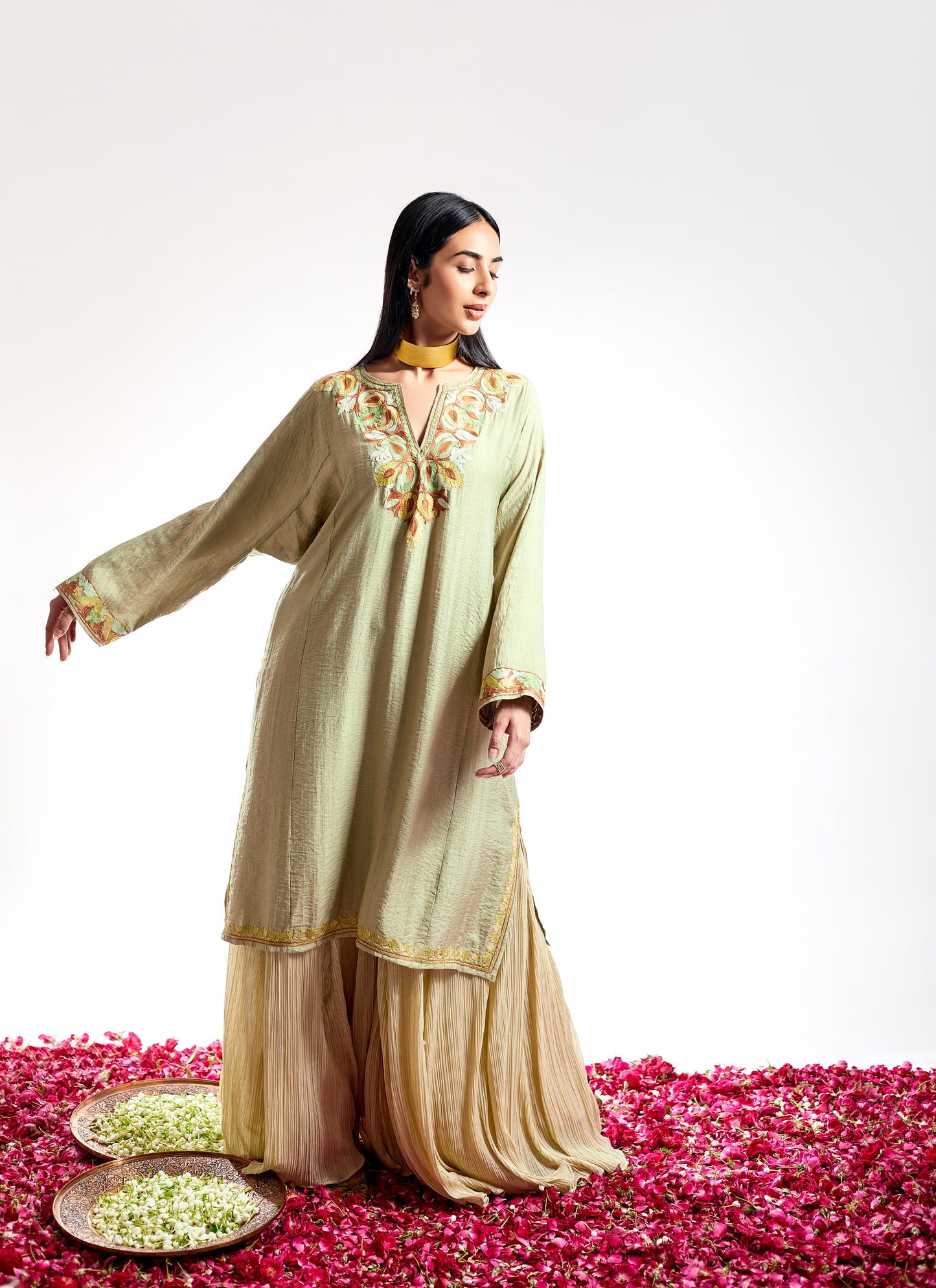 Silk Aari Pheran